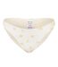 Womens/ladies Lemon High Waist Tanga White Yellow Jack Wills-2