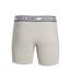 Pack Of 3  Mens Plus Boxer Briefs  Light Grey Melange Jack And Jones-2