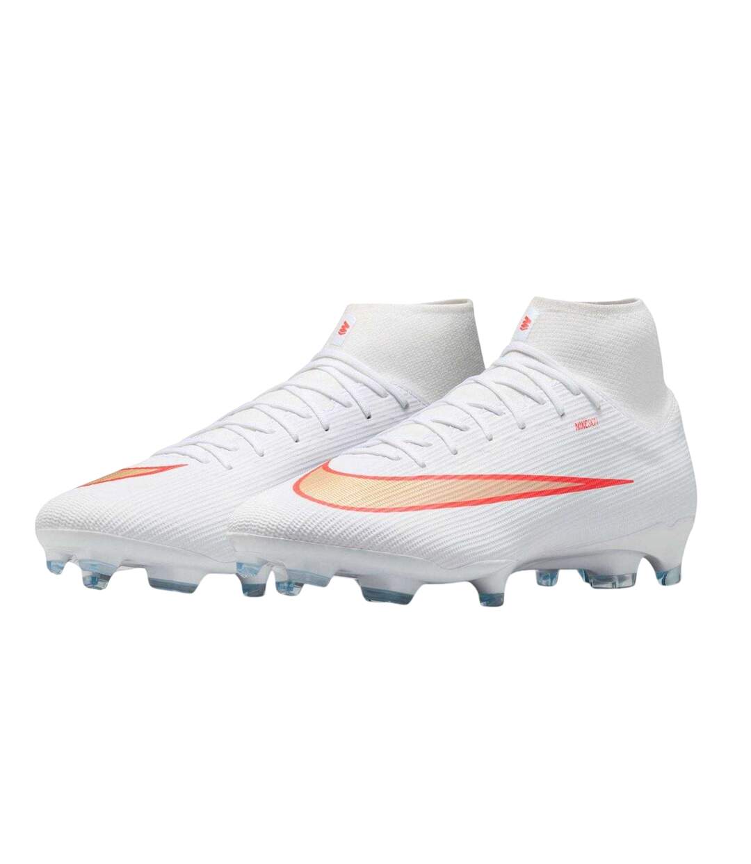Chaussures De Foot Pour Terrain Ferme Superfly Academy Adulte Blanc Rouge Nike-4