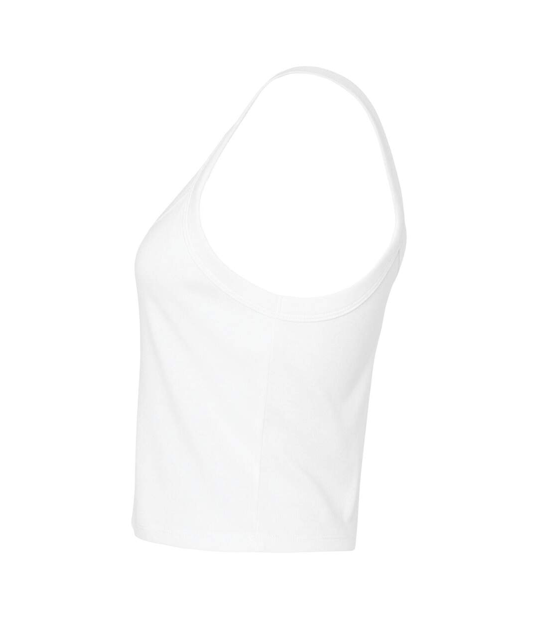 Débardeur Femme Blanc Uni Bella + Canvas-2
