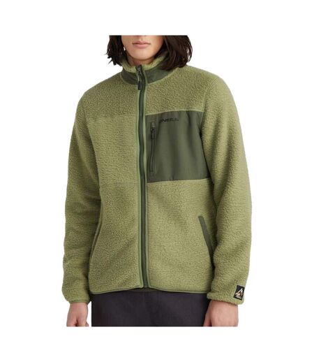 Veste sherpa vert homme o'neill high pile fleece