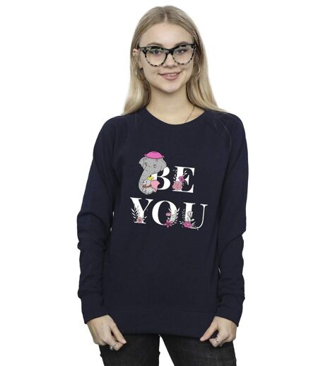 Disney Sweat-shirt Dumbo Be You Femme/Ladies (Bleu marine) - UTBI14310