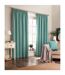 Furn Harrison Pencil Pleat Faux Wool Curtains (Pair) (Marine Blue) (66x90in)