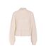 Pull en Maille Blanc Femme Noisy May Tessa High Neck - L