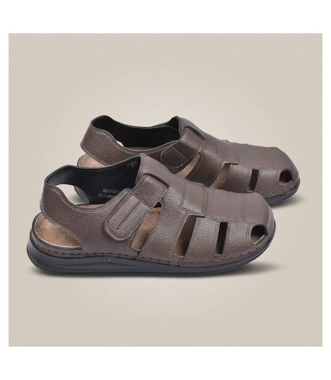 OZABI Sandales fermees homme confort ete aerées-3