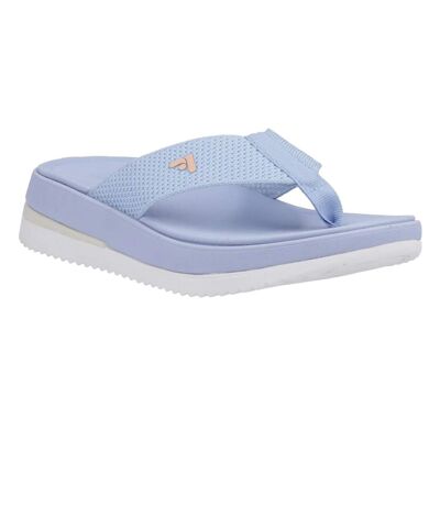 Womens/ladies surff two tone flip flops skywash blue FitFlop