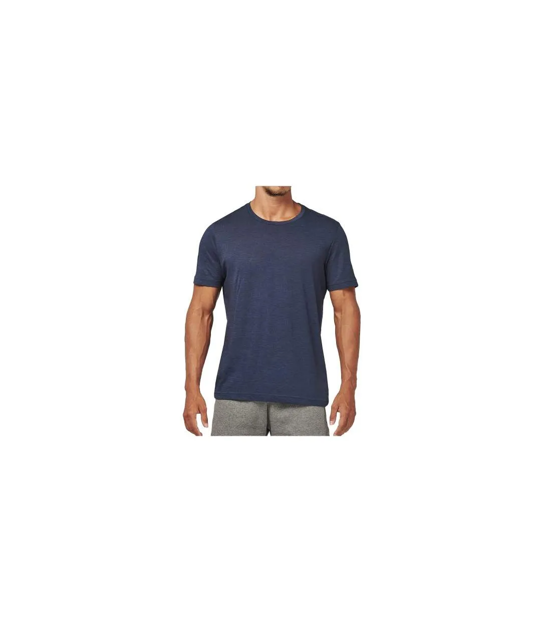 T-shirt Sport Homme Bleu Marine Foncé Chiné Proact-1