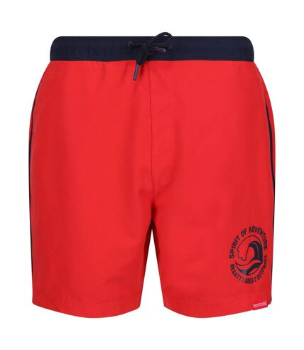 Short de bain bentham homme rouge vif / bleu marine Regatta Regatta