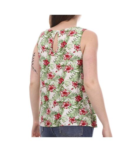 Débardeur blanc/vert femme vero moda easy