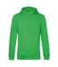 Mens hoodie apple green B&C