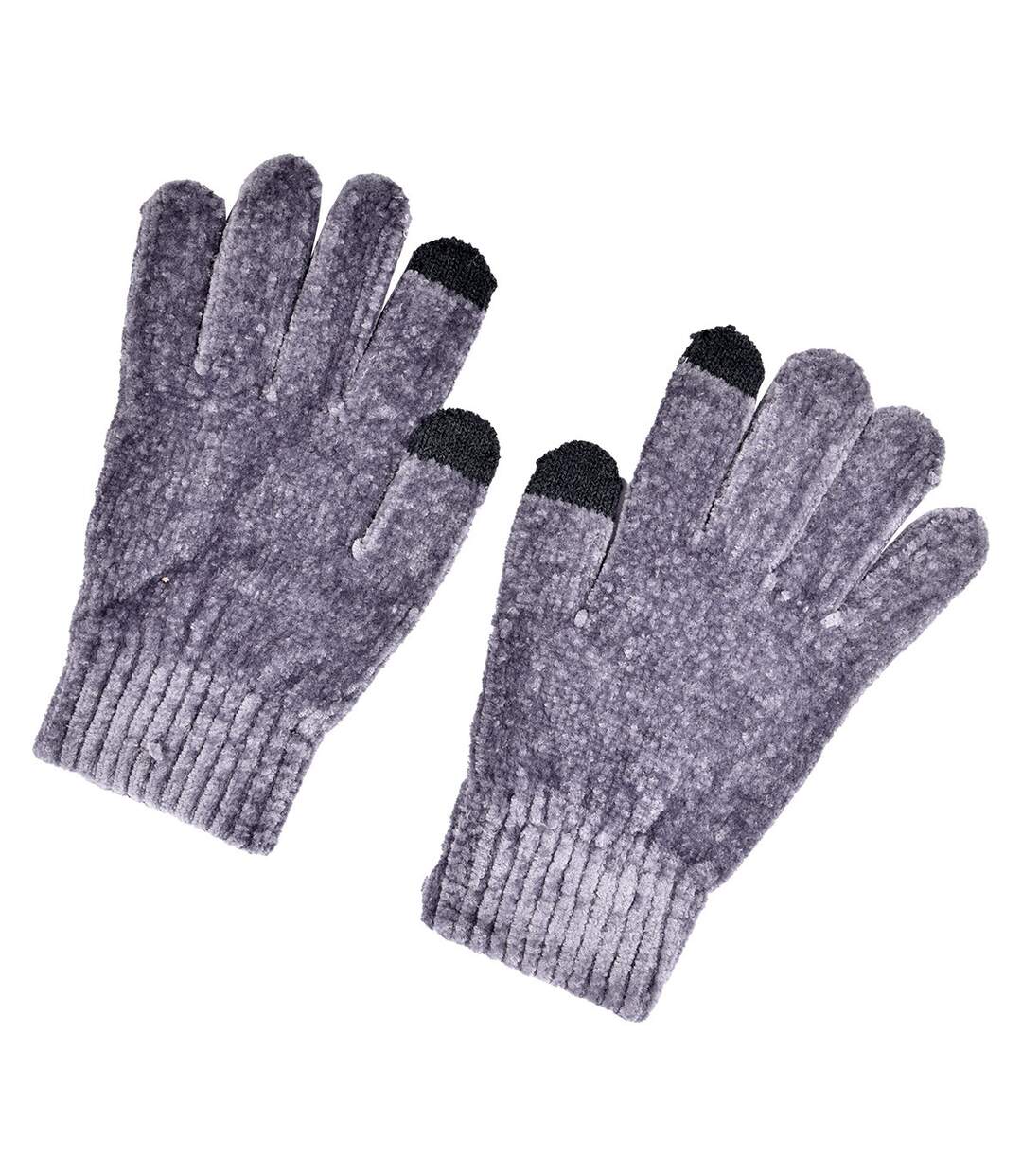 Gants Femme INFINITF 0575 BOUCLETTE GRIS-1