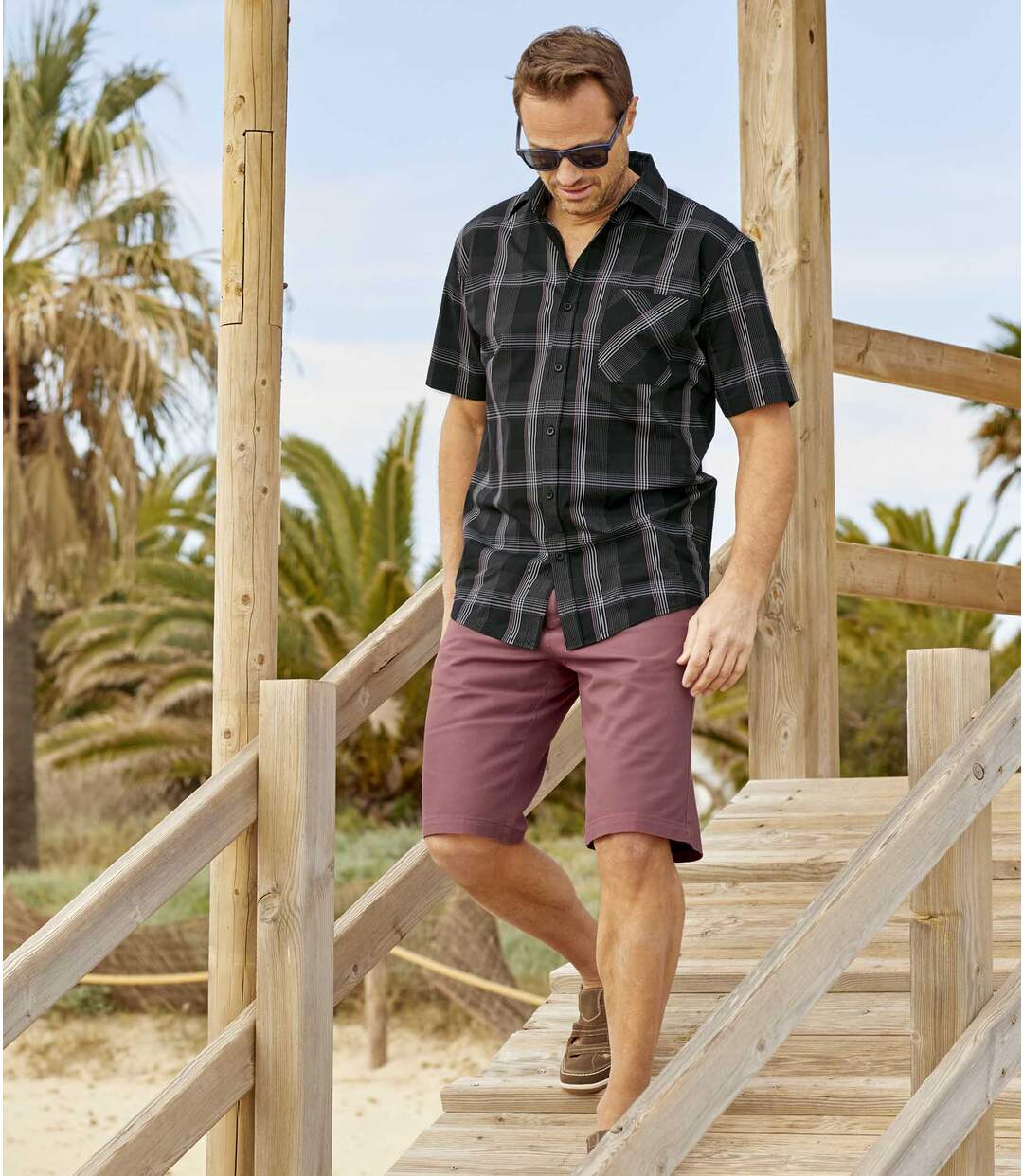 Divatos chino bermuda-2