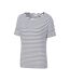 T-shirt kynance femme bleu marine / blanc Mountain Warehouse-2