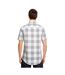 Chemise Motif/style À Carreaux Buffalo Homme Gris Blanc Burnside-2