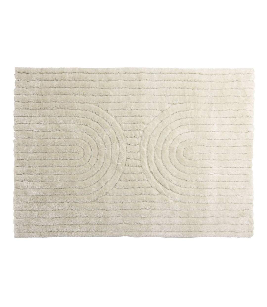 Tapis Déco Texturé Niklas 160x230cm Blanc-1