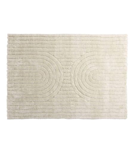 Tapis Déco Texturé Niklas 160x230cm Blanc