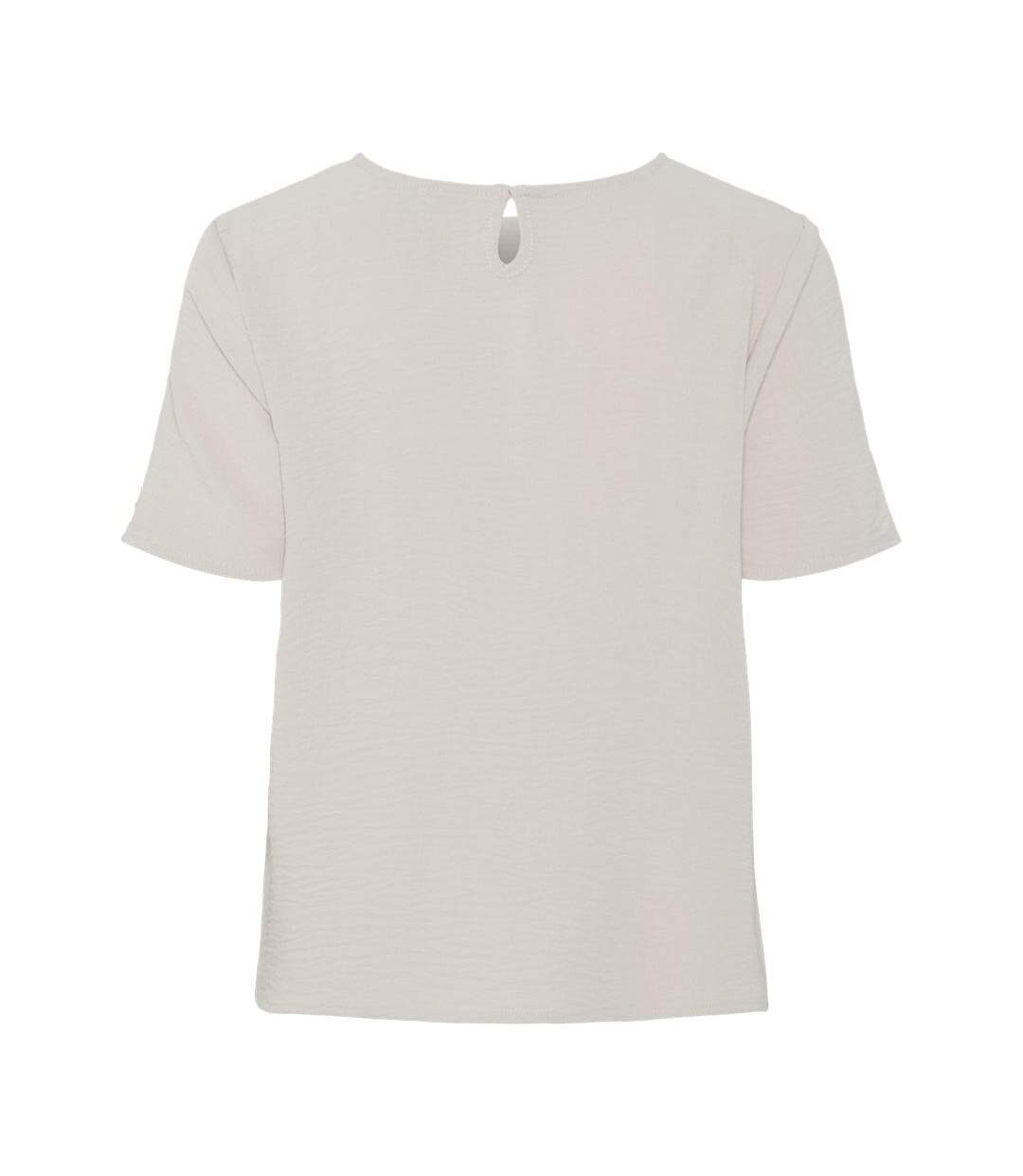T-Shirt beige femme pieces pcanna-2