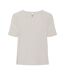 T-Shirt beige femme pieces pcanna-2