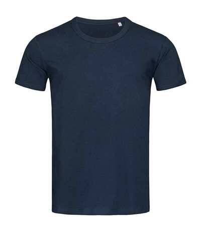 T-shirt col rond stars ben homme bleu marine Stedman