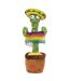 Peluche Déco Cactus Musical Dansant 31cm Vert-1