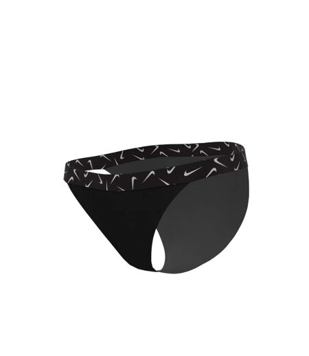 Womens/ladies Logo Bikini Bottoms Black Nike