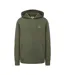 Sweat À Capuche Motif/style Logo Brodé Homme Vert Kaki Slazenger-1