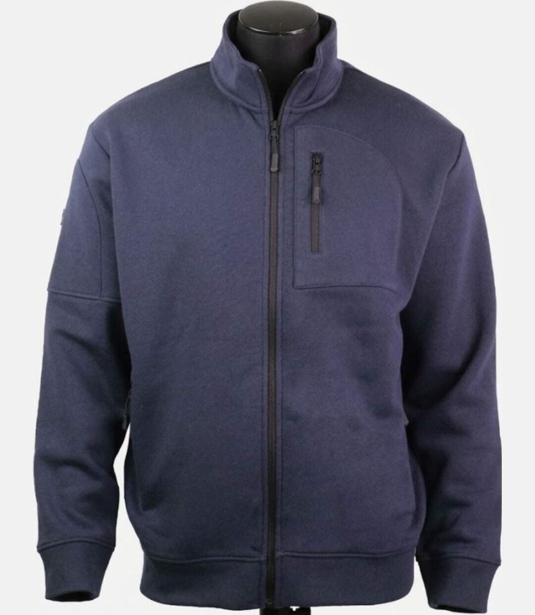 CHALLENGER CAPITAINE1 — Veste sweat zippée bleu marine : le confort fonctionnel au quotidien-3