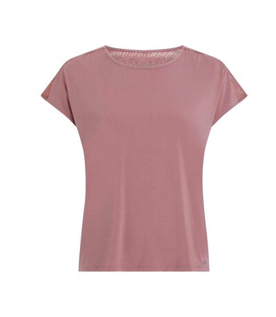Haut De Pyjama Manches Courtes Femme Rose Calvin Klein