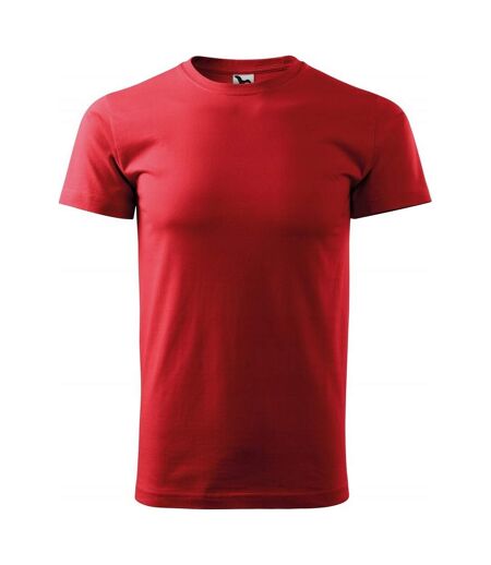 Unisex Adult New Heavyweight T-shirt Red Adler
