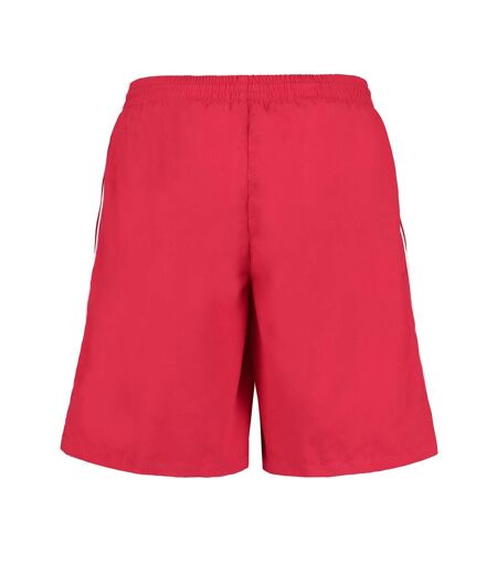 Short De Survêtement Homme Rouge Blanc Kustom Kit