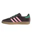 Womens/ladies Gazelle Retro Suede Trainers Brown Pink Adidas-3