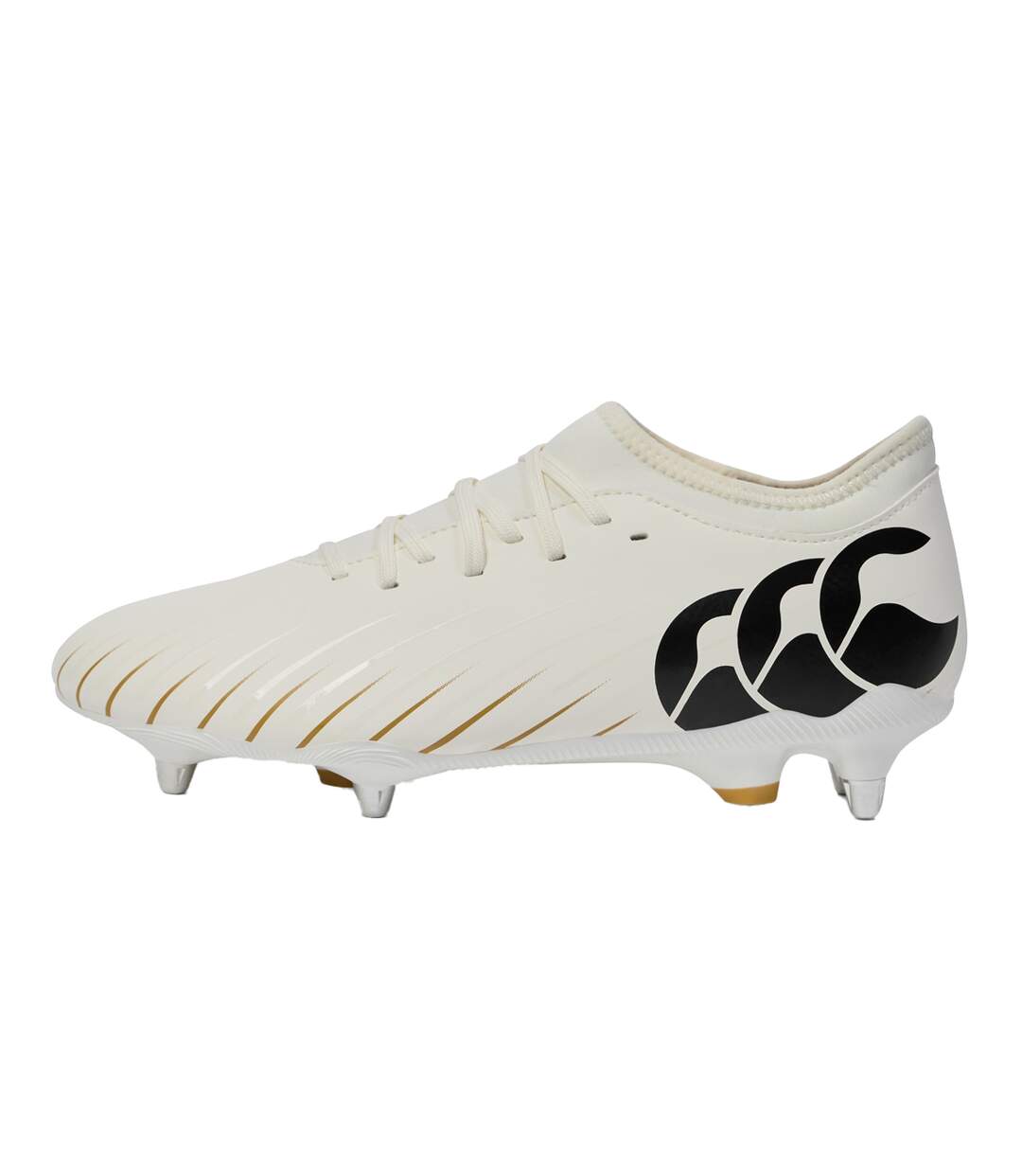 Unisex Adult Speed Falcon Team Firm Ground Rugby Boots Snow White Canterbury-3