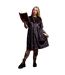 Robe Motif/style Céleste Femme Noir Labyrinth-1