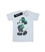 Disney Femme/Les femmes Mickey Mouse St Patrick Costume Coton Boyfriend T-Shirt (Blanc) - UTBI37456-1