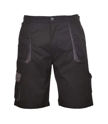 Portwest Mens Texo Contrast Shorts (Black)