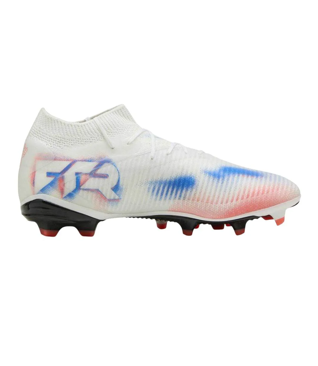 Womens/ladies Future 8 Match Synthetic Artificial Ground Football Boots White Black Red Puma-1
