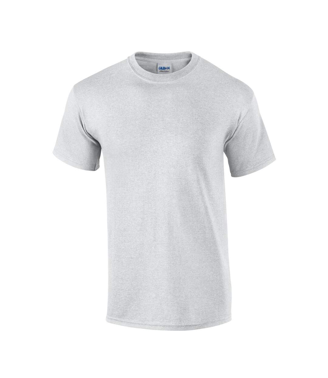 Mens Cotton T-shirt Ash Gildan-1
