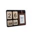 Cadre Décoratif Calendrier 30cm Naturel & Noir-1