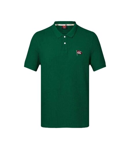 Mens Classic Polo Shirt Evergreen Canterbury