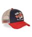 Casquette trucker filet effet usé avec print Crew Skull Vondutch-4