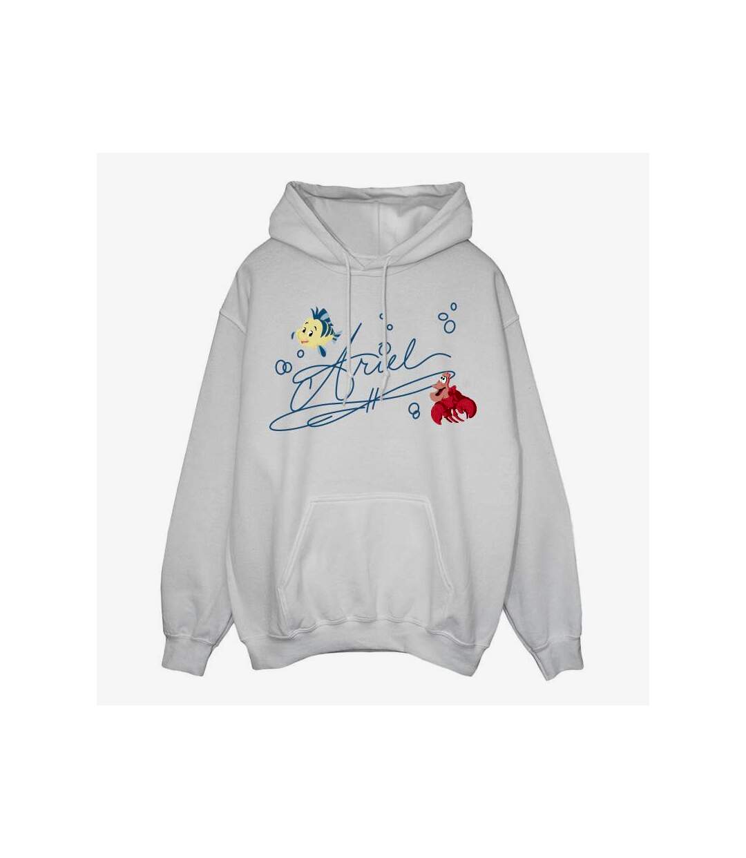 Disney - Sweat à capuche THE LITTLE MERMAID ARIEL - Femme (Blanc) - UTBI9566-1