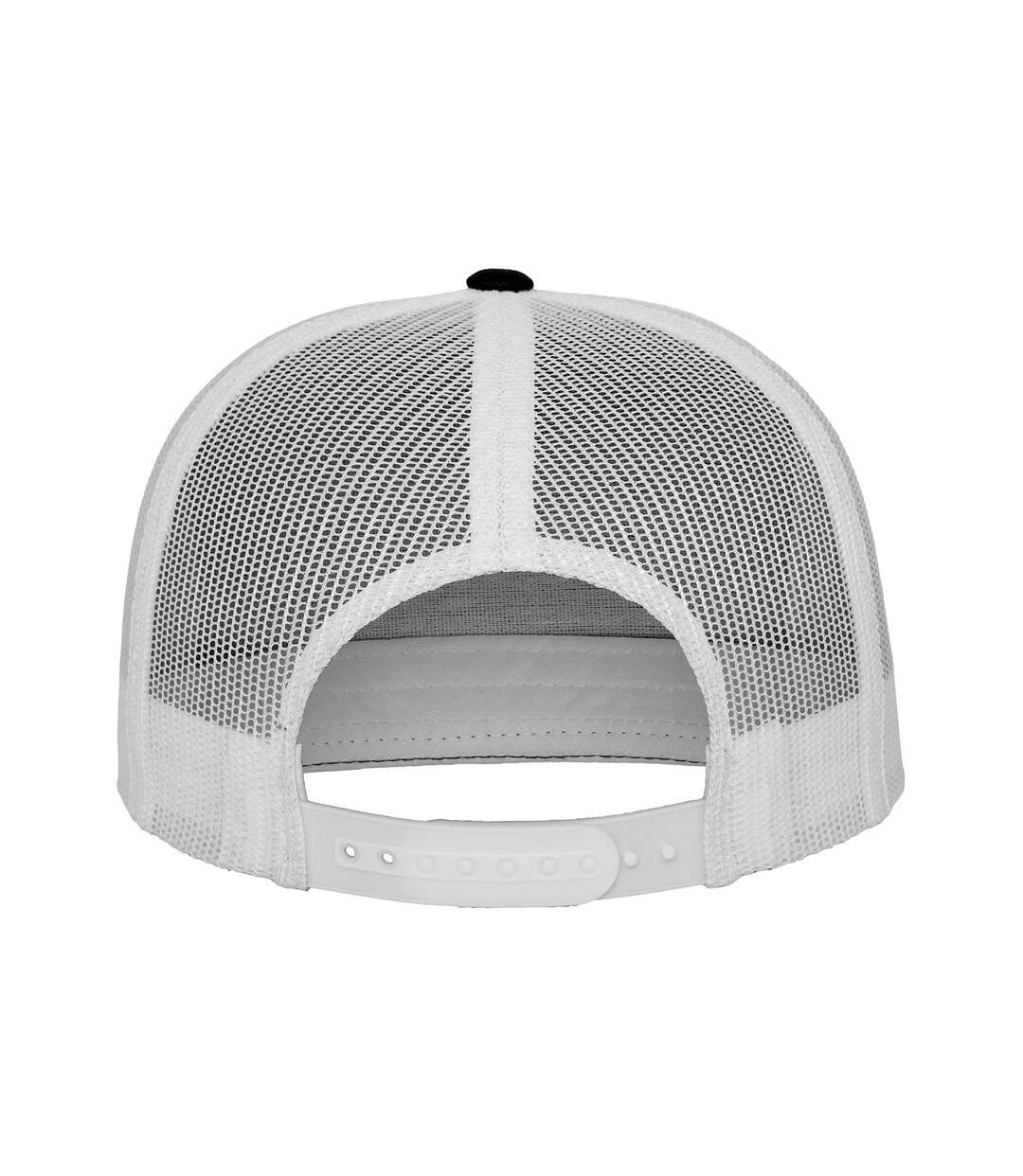 Unisex adult classic two tone trucker cap black/white Flexfit-2