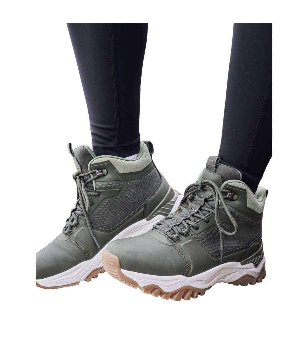 Bottines de marche sierra femme vert kaki Mountain Warehouse-1