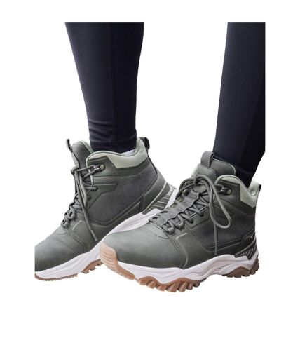Mountain Warehouse Womens/Ladies Sierra Waterproof Walking Boots (Khaki Green) - UTMW2719