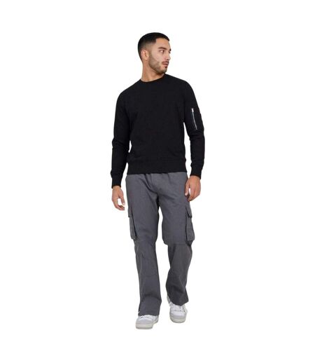 Pantalon À Poches Homme Gris Foncé Brave Soul