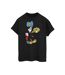 Disney Femme/Les femmes Pinocchio Jiminy Cricket - T-shirt boyfriend en coton (Noir) - UTBI51839-1