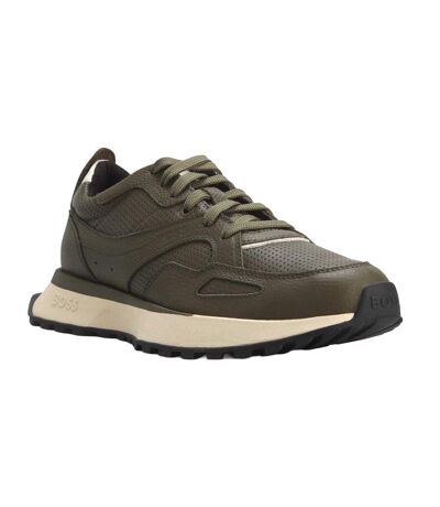 Mens Jonah Running Trainers Green Boss