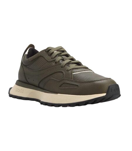 Mens Jonah Running Trainers Green Boss