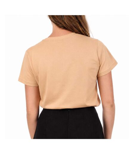 T-Shirt beige femme puma mif embroidery
