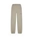 Mens Diagonal Jogging Bottoms Dark Sand Off White-2